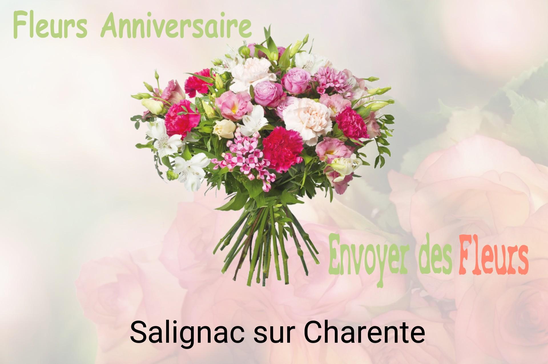 Bouquet de fleurs d’anniversaire livré à Salignac-sur-Charente