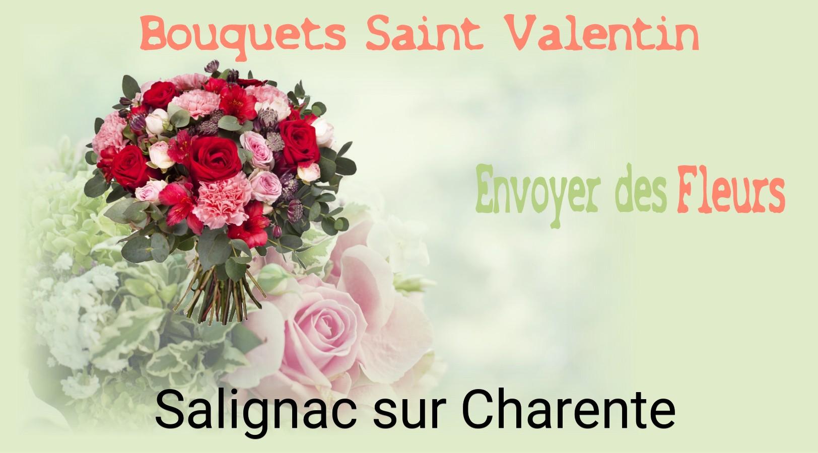 Roses de Saint-Valentin livrées à Salignac-sur-Charente